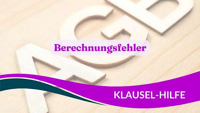 Berechnungsfehler