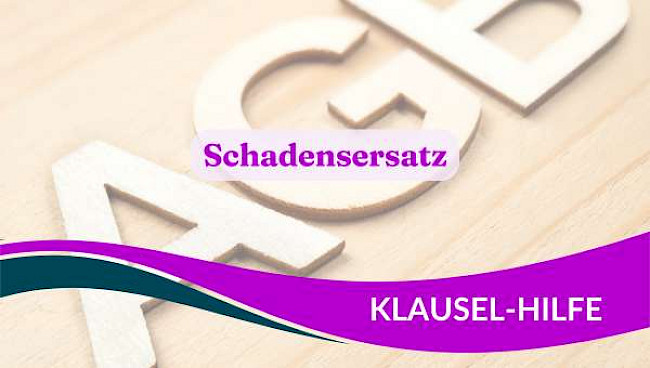 Schadensersatz