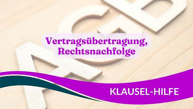 Vertragsübertragung, Rechtsnachfolge