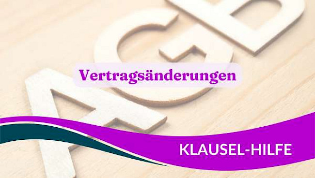 Vertragsänderungen