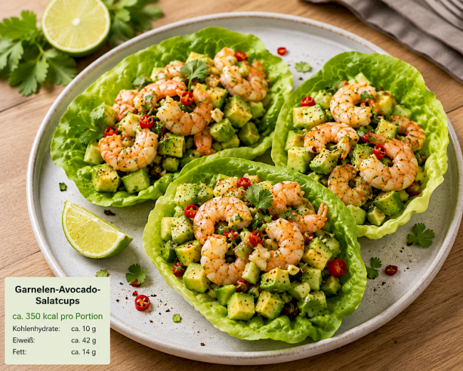 35. Garnelen-Avocado-Salatcups