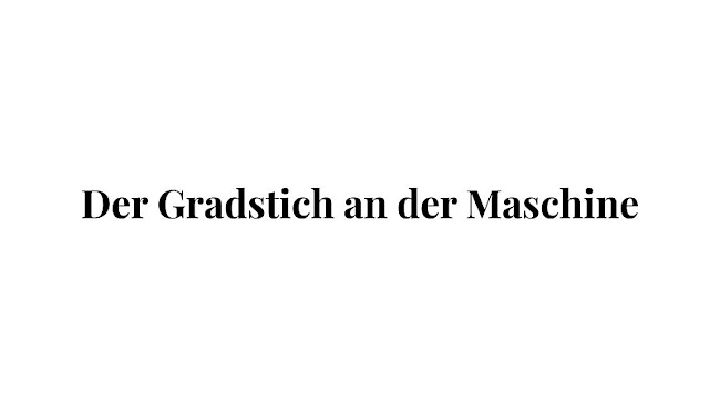 Gerade Naht mit der Nähmaschine