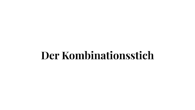 Kombinationsstich