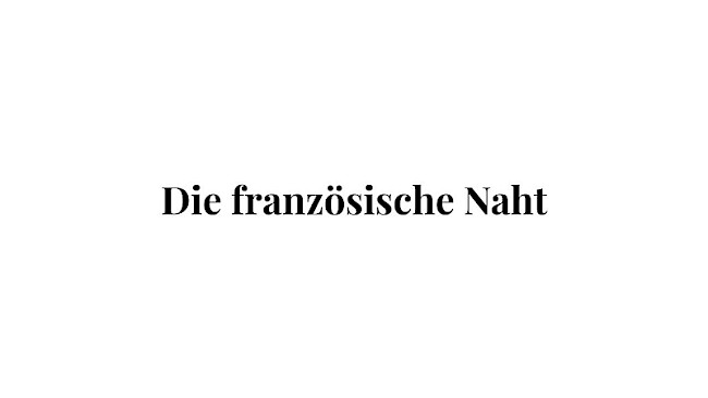 Französische Naht
