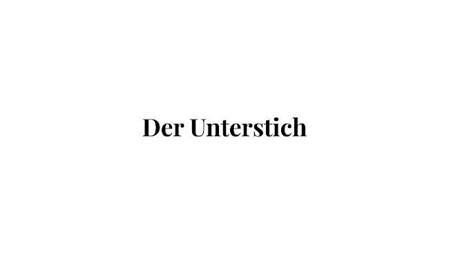 Unterstich
