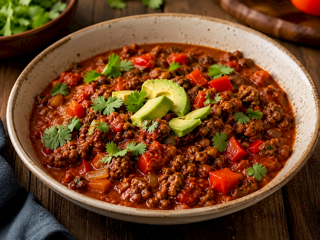 43. Chili ohne Bohnen (Paleo-Chili con Carne)