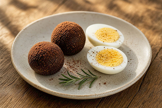 145. Kakao-Energy-Balls mit Power-Ei