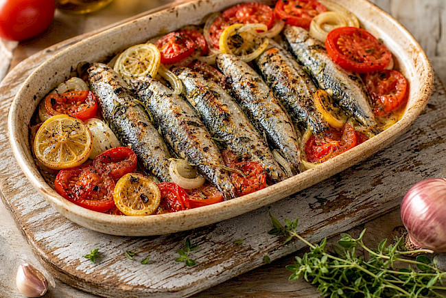 210. Sardinen mediterran aus dem Ofen