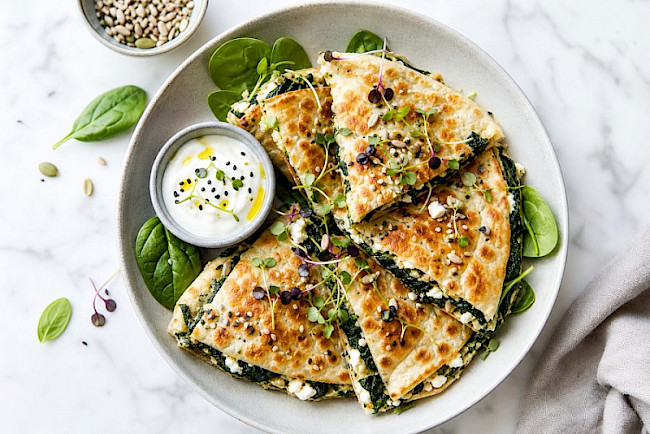 Feta-Spinat-Gözleme