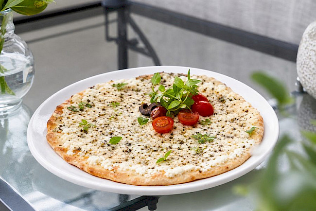 Manakish mit Käse