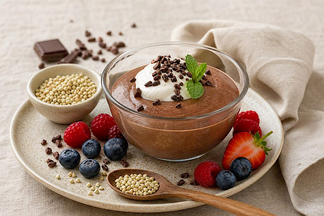 Protein-Schokopudding mit Quark