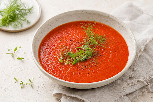 Vegan · Fenchel-Tomaten-Suppe