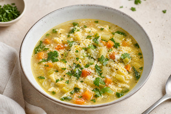 Vegetarisch · Stracciatella alla Romana