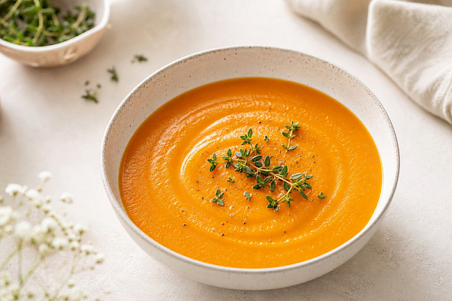 Vegetarisch · Möhren-Orangen-Suppe