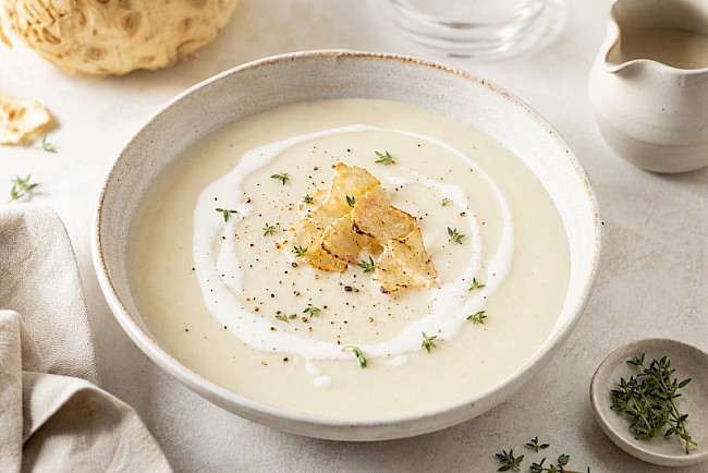 Vegetarisch · Selleriecremesuppe