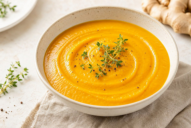 Paleo · Kürbis-Ingwer-Suppe