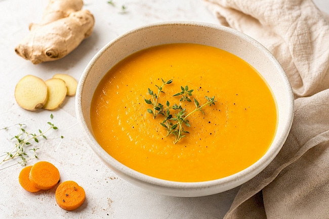 Paleo · Goldene Möhren-Ingwer-Suppe