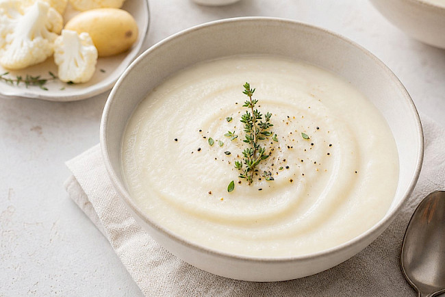 Vollwert · Blumenkohl-Kartoffel-Cremesuppe