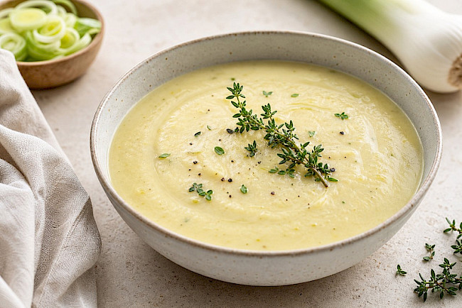 Vollwert · Klassische Lauch-Kartoffel-Suppe