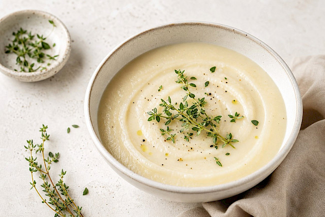 Vollwert · Pastinaken-Kartoffel-Suppe