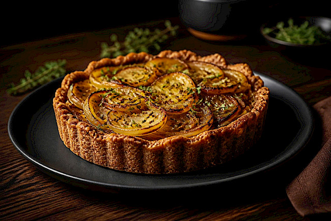 Vollkorn-Zwiebelkuchen