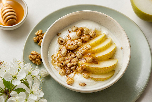 23. Griechischer Joghurt mit Walnuss und Honig