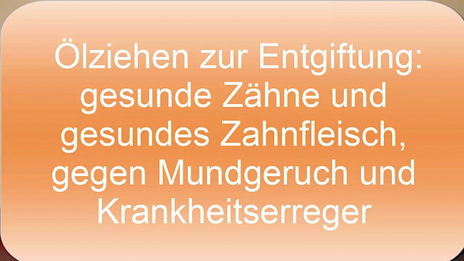 5. Tag Entgiften_Ölziehen