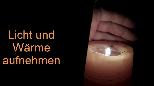35. Tag Wärme und Geborgenheit tanken_Übung Kerze