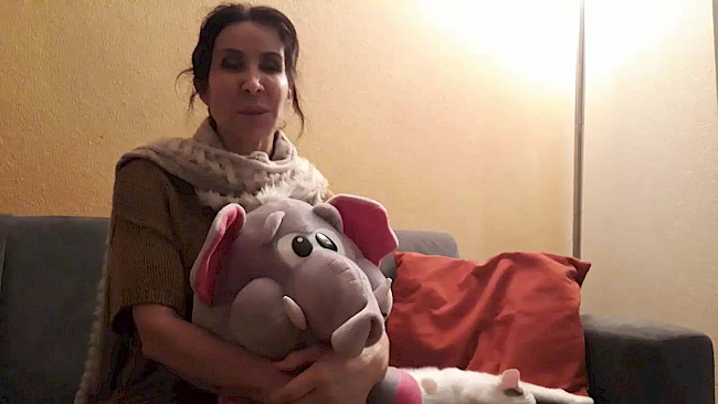 40. Tag Gelassenheit bei Streit_Übung rosaroter Elefant