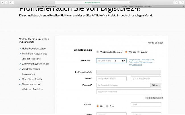 Werde mein Werbepartner!