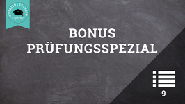 Bonus Prüfungsspezial