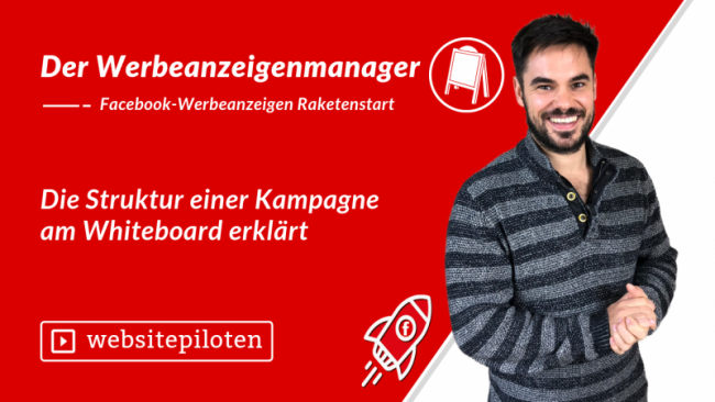Die Struktur einer Kampagne am Whiteboard erklärt