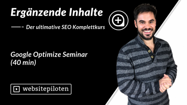 Google Optimize Seminar (40 min)