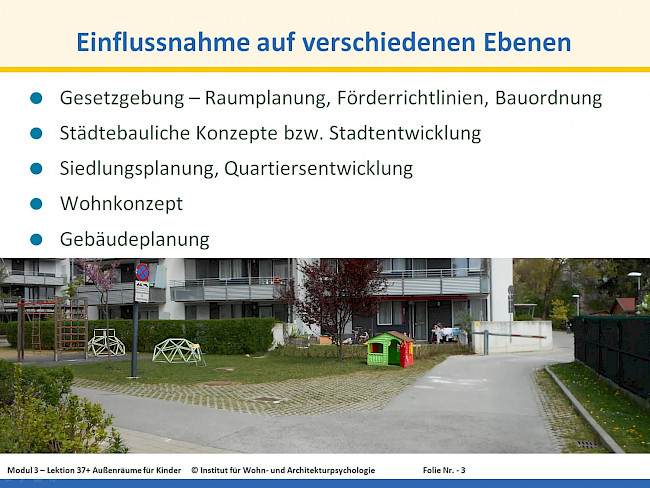 L37+ Außenräume für Kinder - Analyse