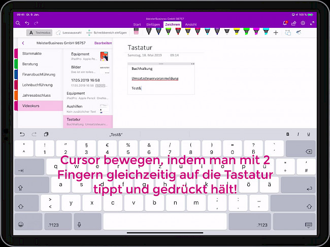 #11: Bildschirmtastatur