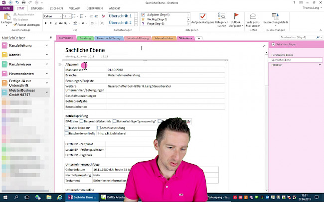#3: Seite: "Sachliche Ebene"