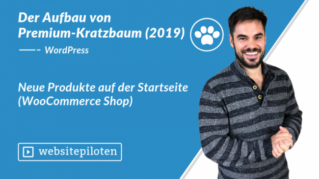 Neue Produkte auf der Startseite (WooCommerce Shop)