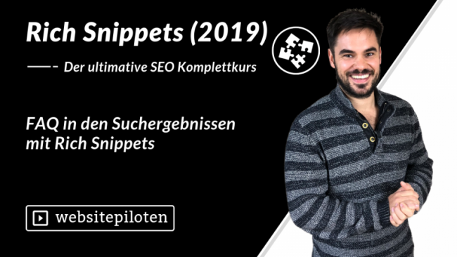 FAQ in den Suchergebnissen mit Rich Snippets