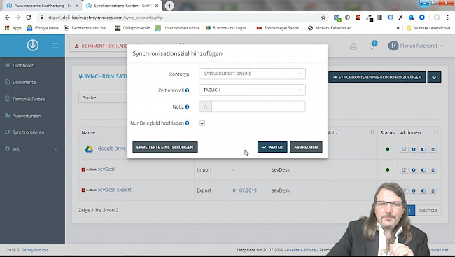 Zusammenarbeit mit dem Steuerberater/Buchhalter