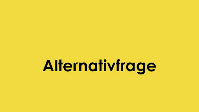 Alternativfrage