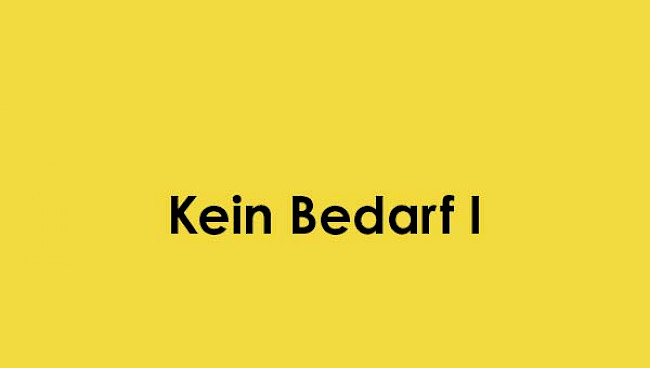 Kein Bedarf 1