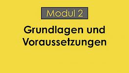 Grundlagen & Voraussetzungen
