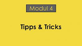 Tipps & Tricks
