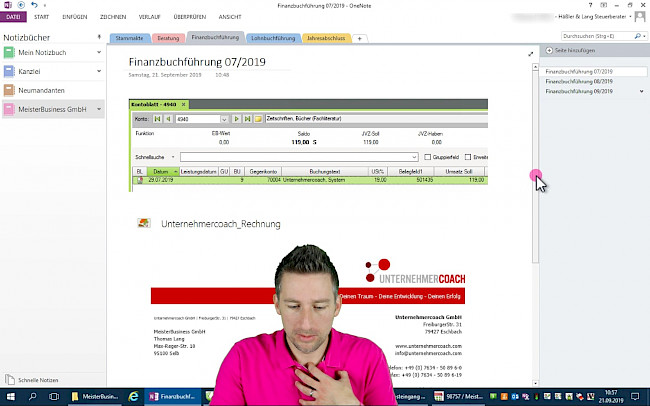 Finanzbuchführung: Fragen an Mandant