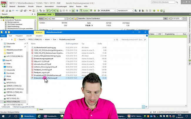 Vorbereitung der Finanzbuchführung