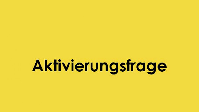 Aktivierungsfrage