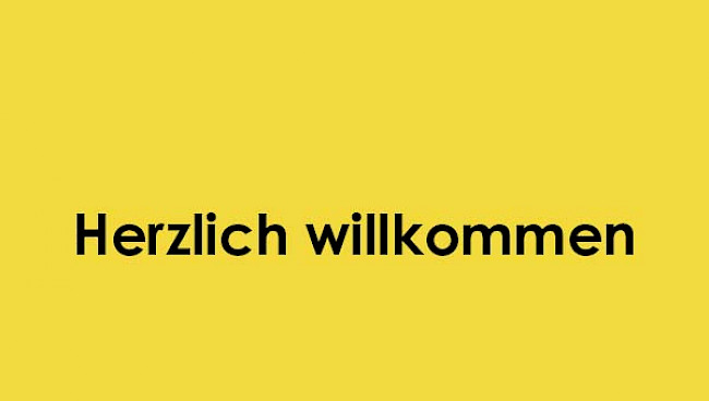 Herzlich Willkommen