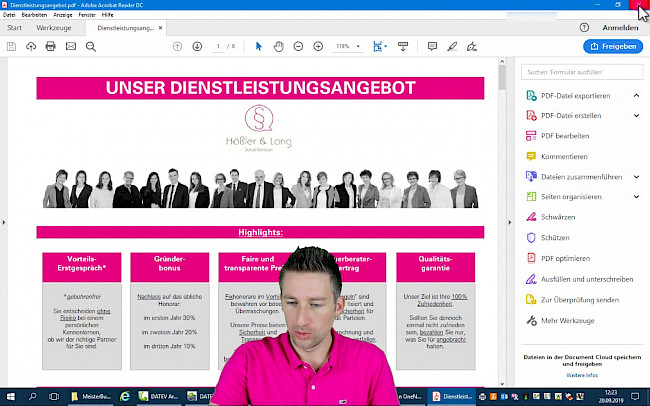 "Drag & Drop" von Dateien