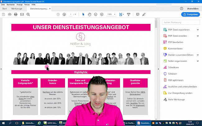 Ausdruck von Dateien