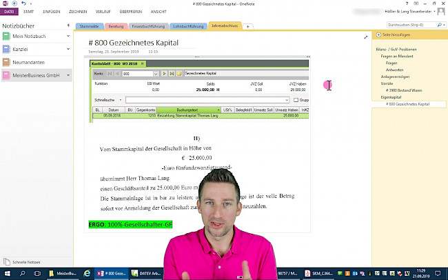 Jahresabschluss: Fragen an Mandant